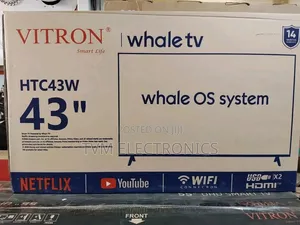 Vitron 43 Inch Whale TV | HTC43W | New 2026 Model