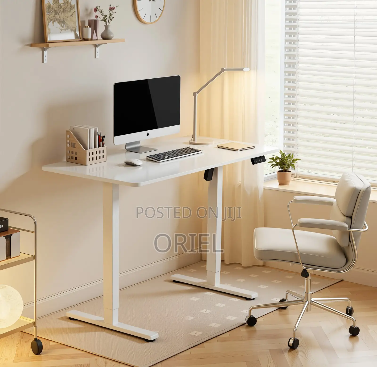 Office Desk : 120CM Sit-Stand Electric Desk