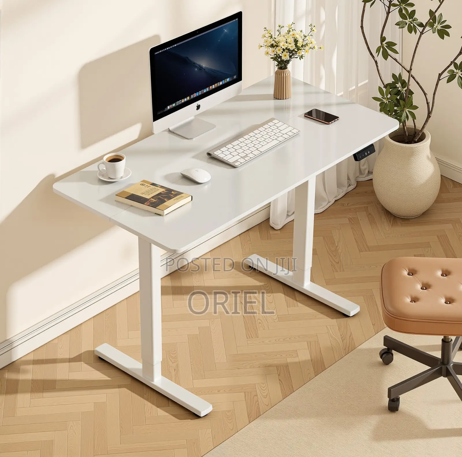 Office Desk : 120CM Sit-Stand Electric Desk