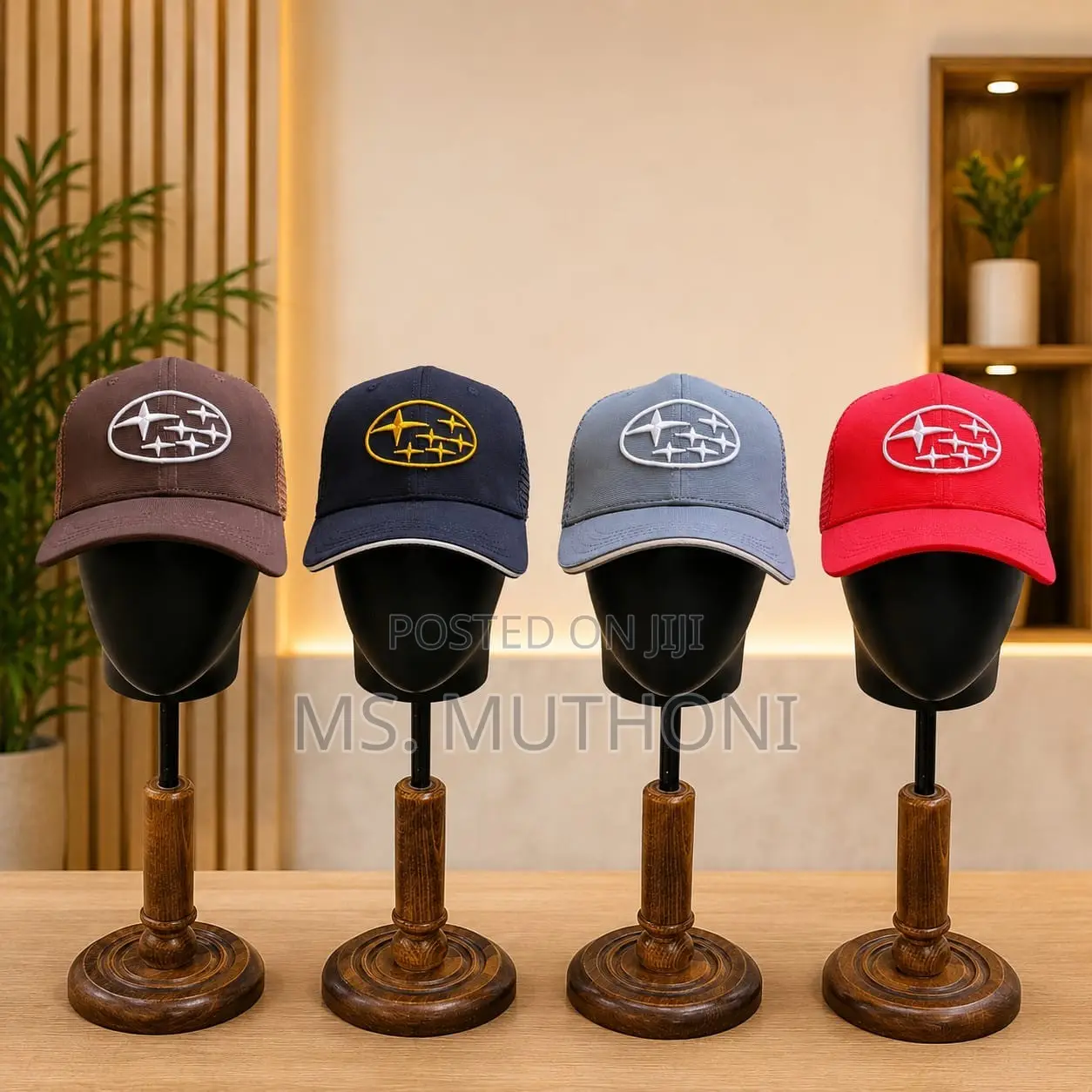 SUBARU Baseball Caps With Mesh Backs