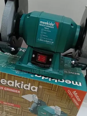 Heavy Duty Meakida Bench Grinder – 400W Workshop Machine