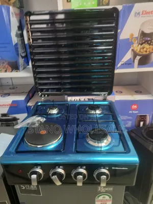 Em Table Top 3+1"standing Cooker Black
