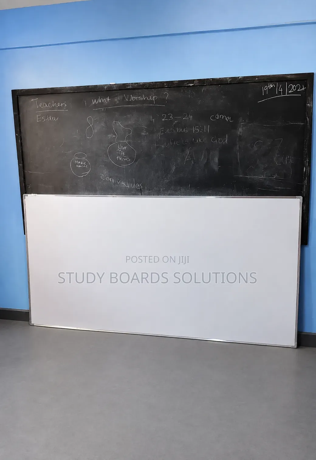 2.4m × 1.2m College Magnetic Whiteboard – Spacious Teaching Solution