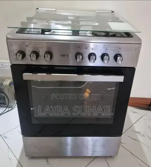 VON Hotpoint 60x60 Cooker (3G+1E) - Gas Electric Standing Stove