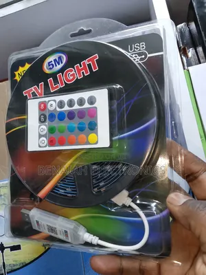 TV Light With 12 Different RGB Color, Controlled by Both App Remote