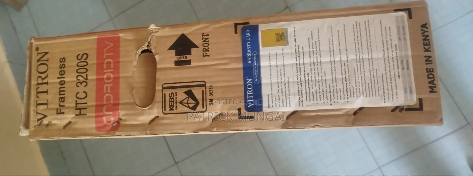 Vitron 32 Inch Smart Android Frameless TV