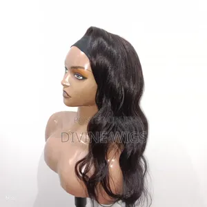 Long/Short Body Wave Head Band Wig