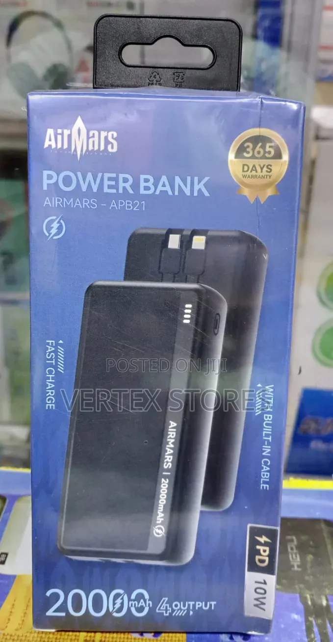 Airmars Power Bank 20,000 mAh APB21