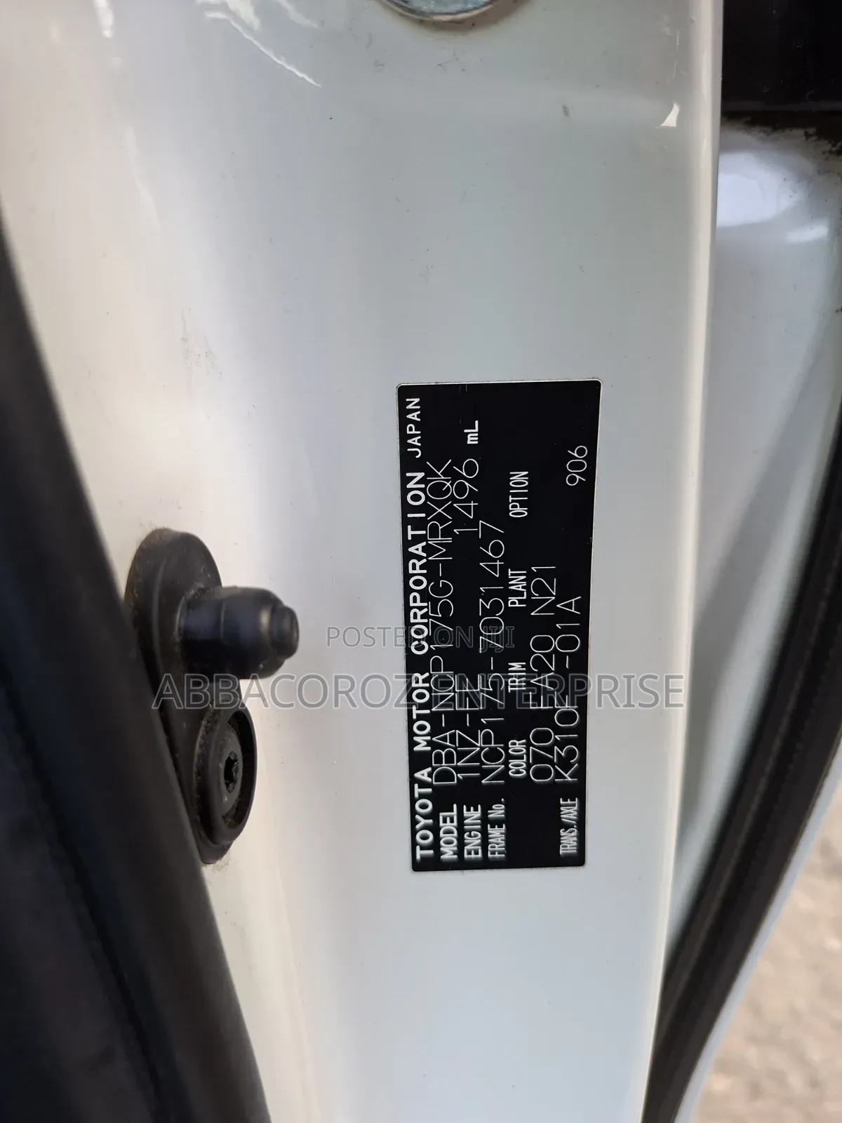 Toyota Sienta 2019 White