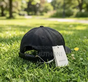 Plain Classic Black Mesh Trucker Cap Featuring Breathable Rear Panels