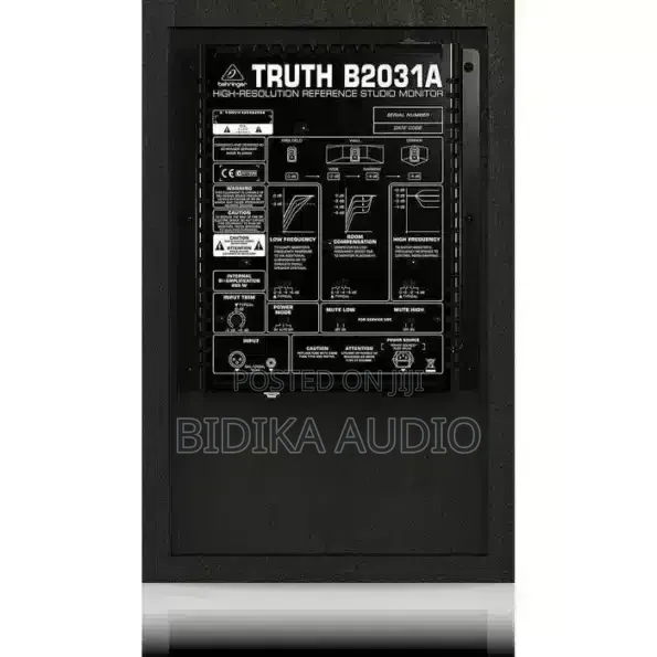 Behringer Truth B2030A Active 2-Way Reference Studio Monitor 125watts