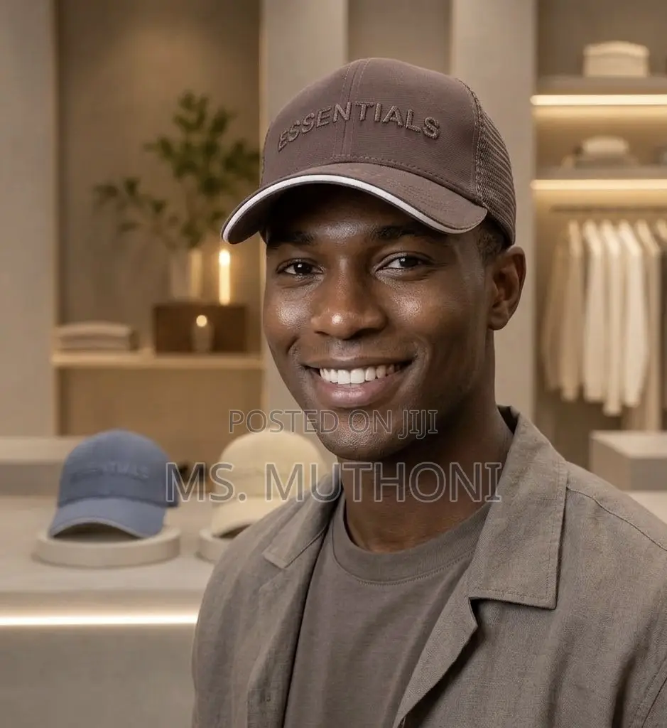 Good Quality Cotton ESSENTIALS" Baseball Caps