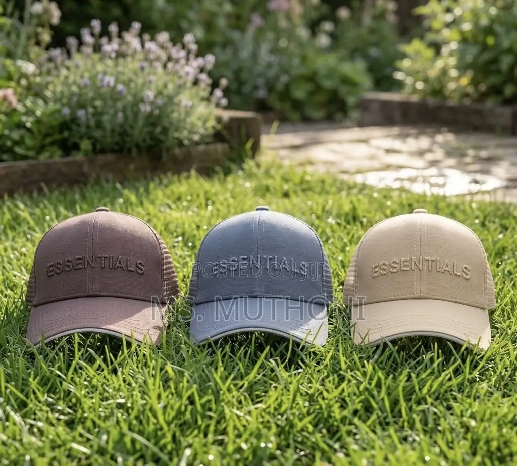 Good Quality Cotton ESSENTIALS" Baseball Caps