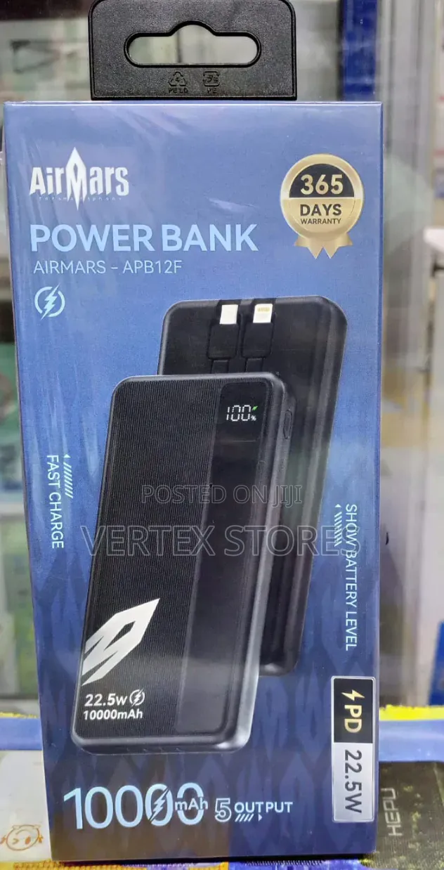 AirMars Power Bank APB12F 10,000 Amh