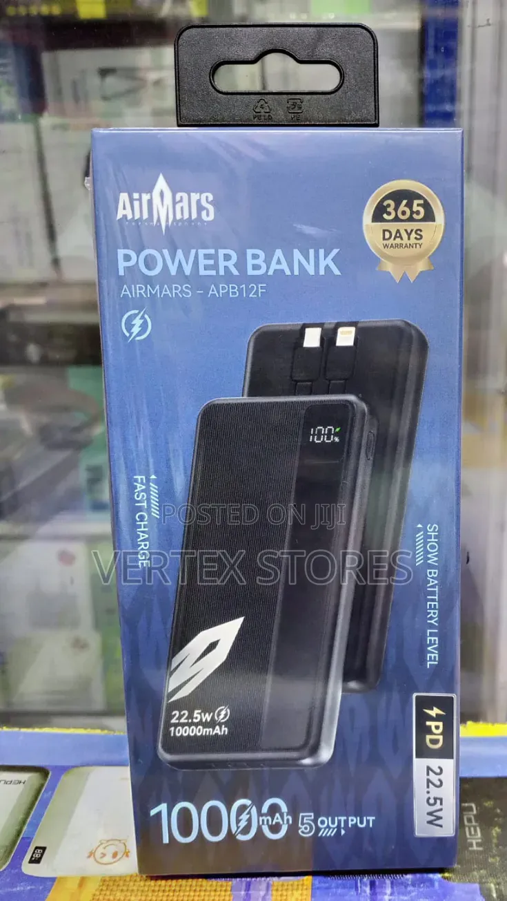 AirMars Power Bank APB12F 10,000 Amh