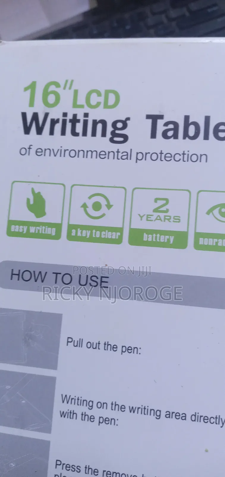 Kids Writing Pad LCD