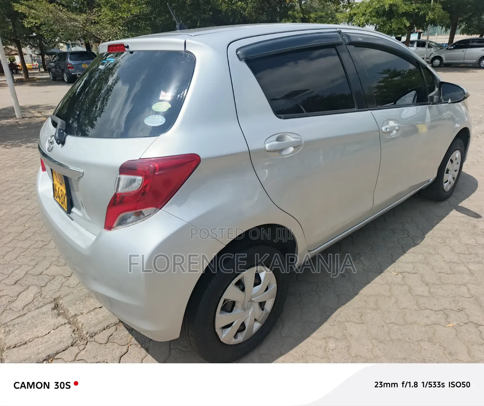 Toyota Vitz 2016 Silver