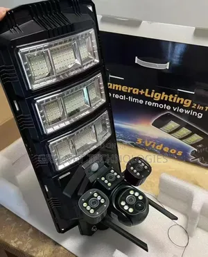 V380 Pro 450W Solar Street Light PTZ Flood Light CCTV WIFI Camera 2in1
