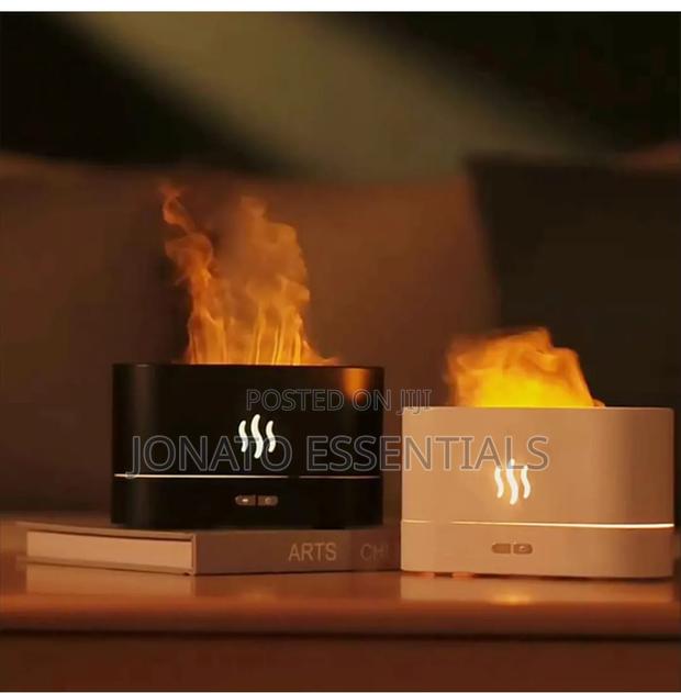 Flame Aroma Diffuser With Fire-Like Lights - main view