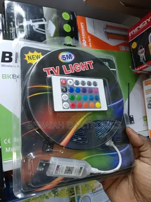 TV Strip Light 5 Meters 12 Different Colors, Remote App Controlled