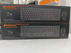 Indena Wireless Dual Mode Rechargeable Keyboard Mouse Combo.