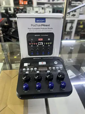 Zoom PodTrak P4next Portable Multitrack Podcast Recorder