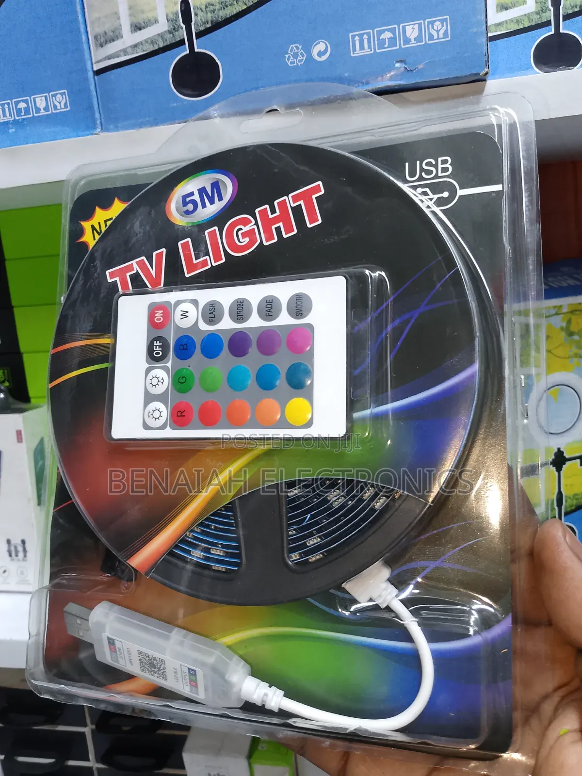 TV Strip Light (TV Light) With 12 Color Controlled by App Remote