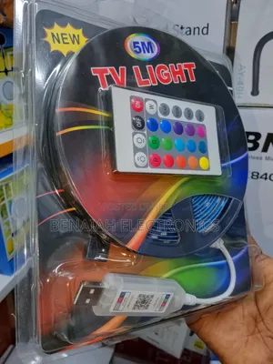 TV Light 5 Meters,12 Different Colors With Both Remote App