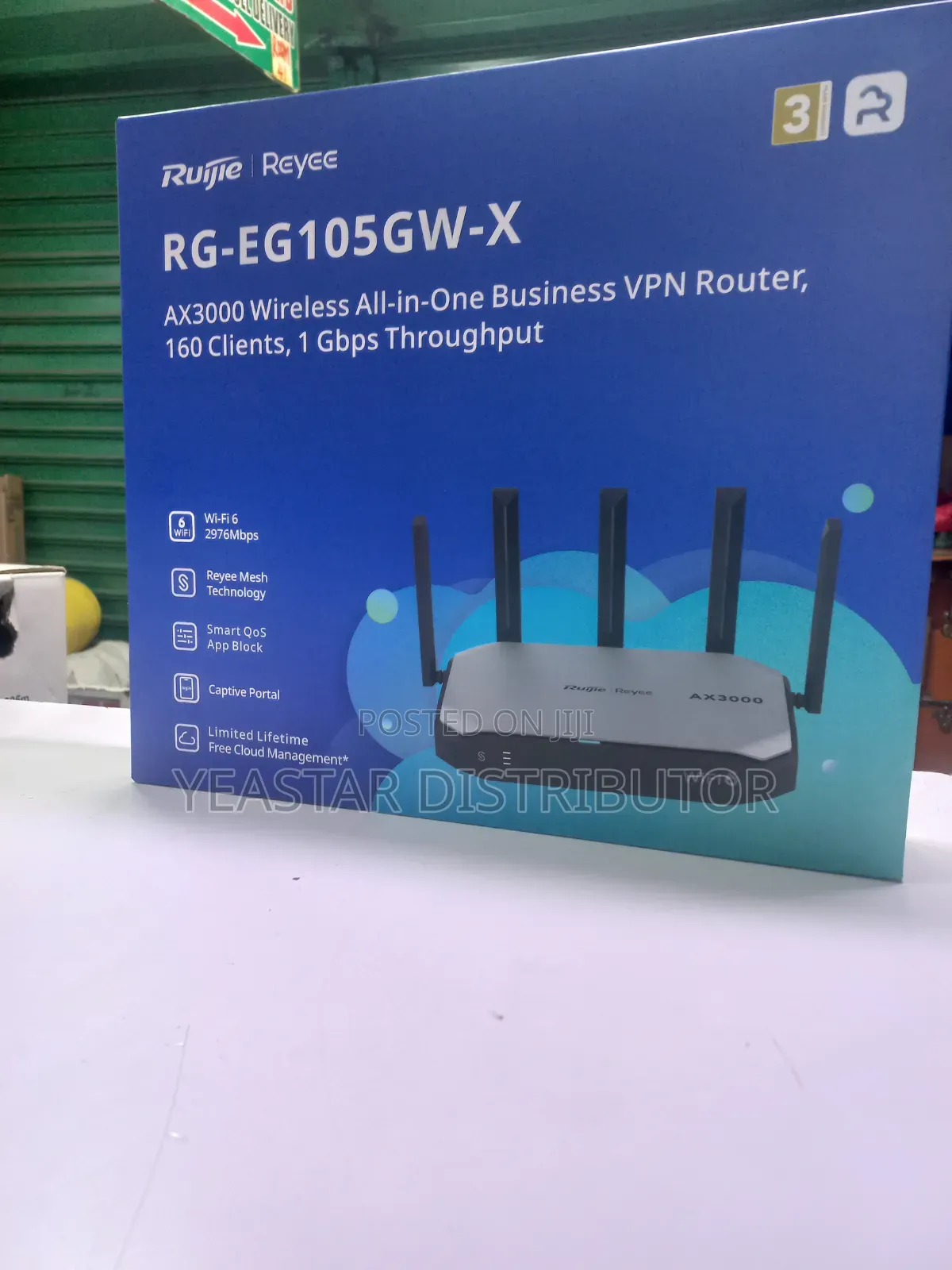 Ruijie Reyee RG-EG105GW-X AX3000 Wireless Business VPN Router