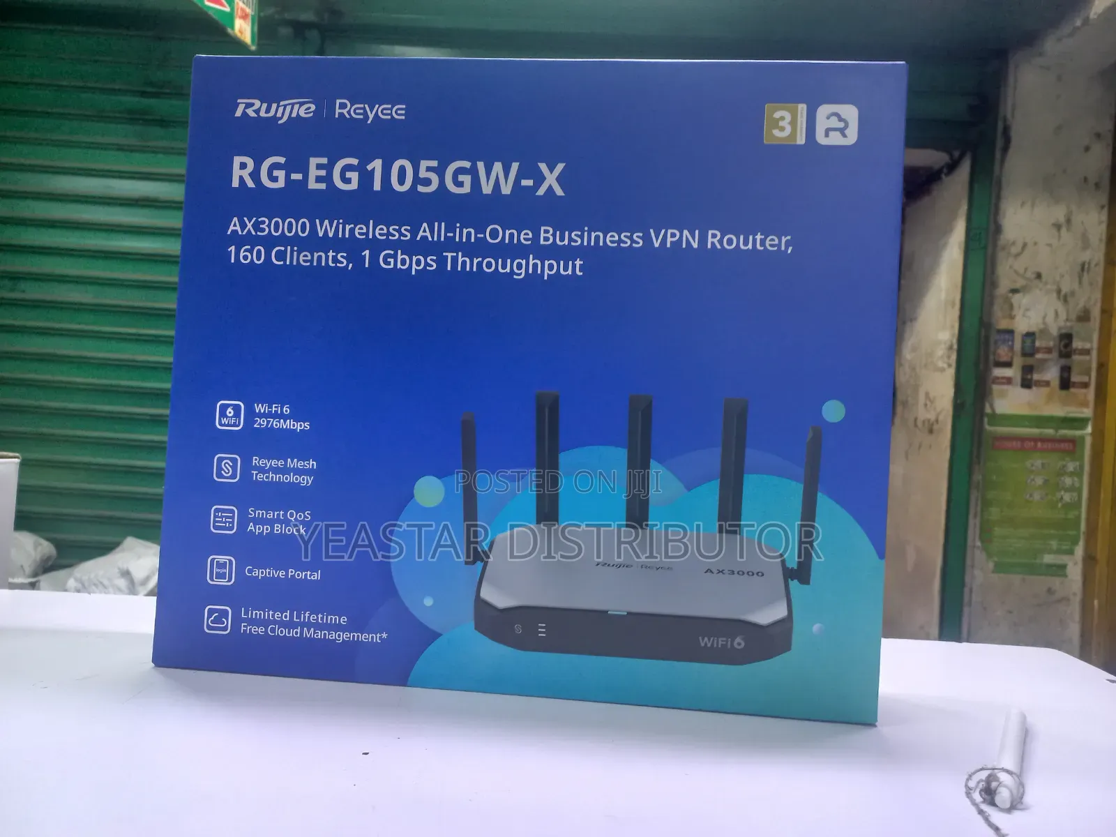 Ruijie Reyee RG-EG105GW-X AX3000 Wireless Business VPN Router