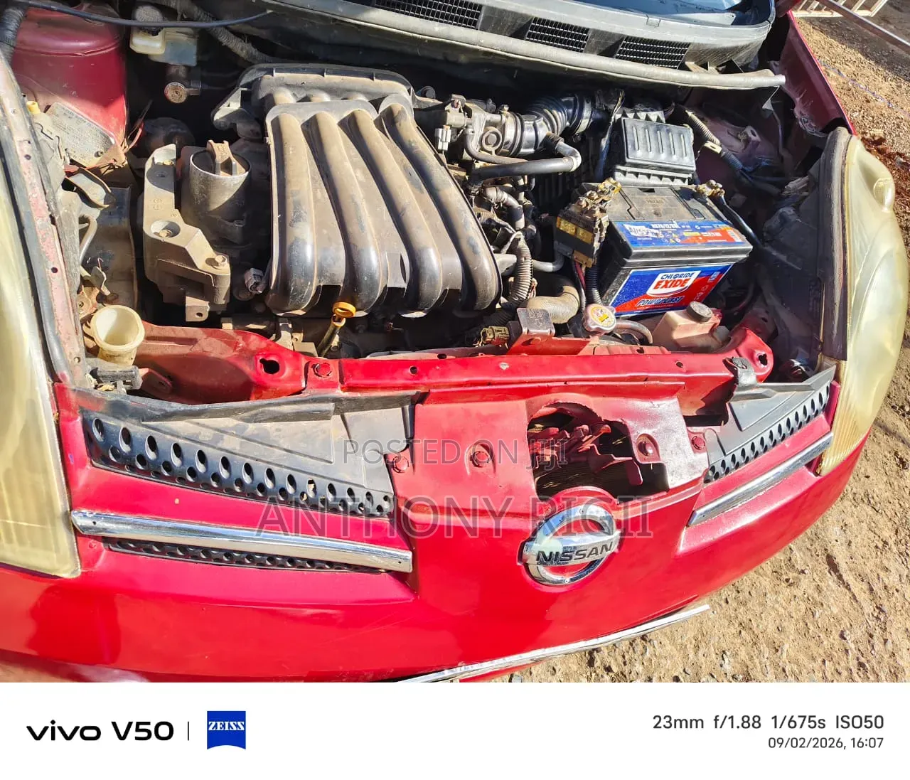 Nissan Note 2009 Red