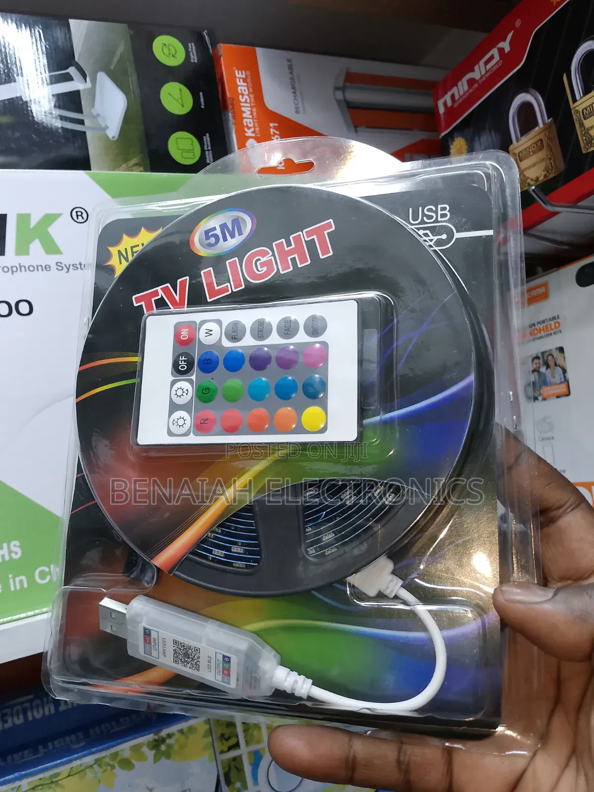 TV Light With 12 Different Colors Remote App Control 5 Meters