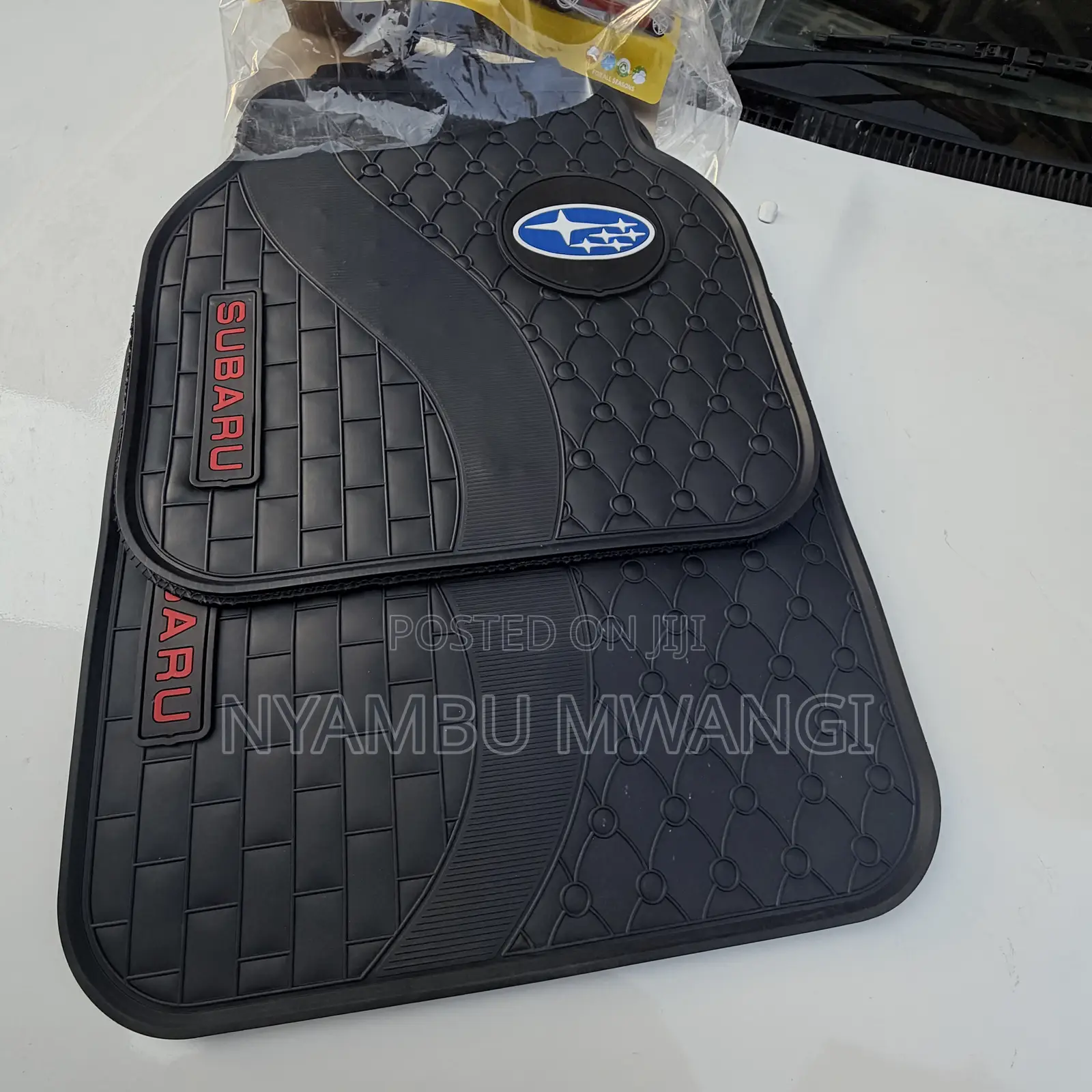 Heavy Subaru Branded Car Floor Mats