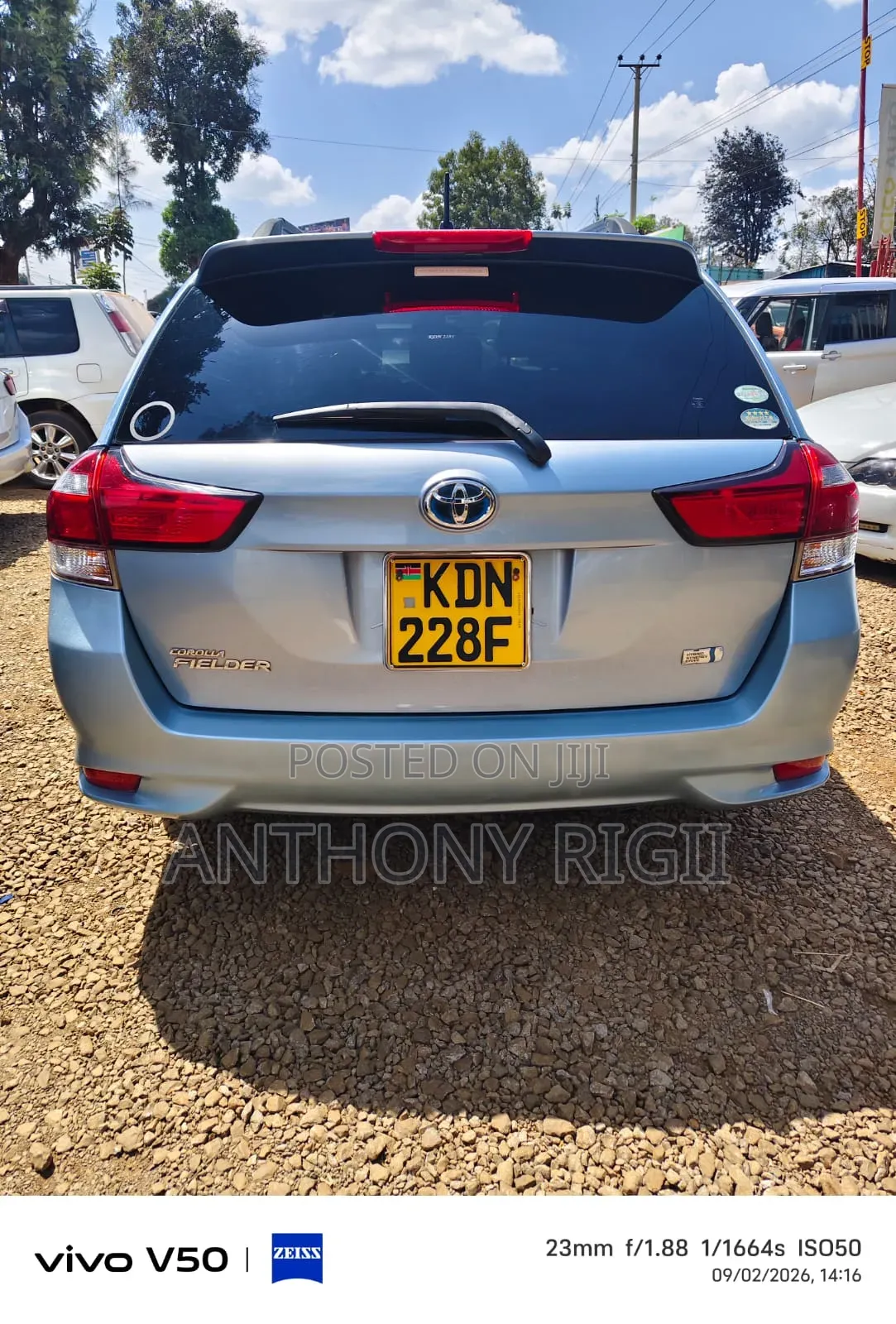 Toyota Corolla Fielder 2016 Blue