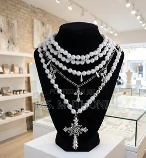 Gothic Royalty Statement Multi-Layer Necklace.