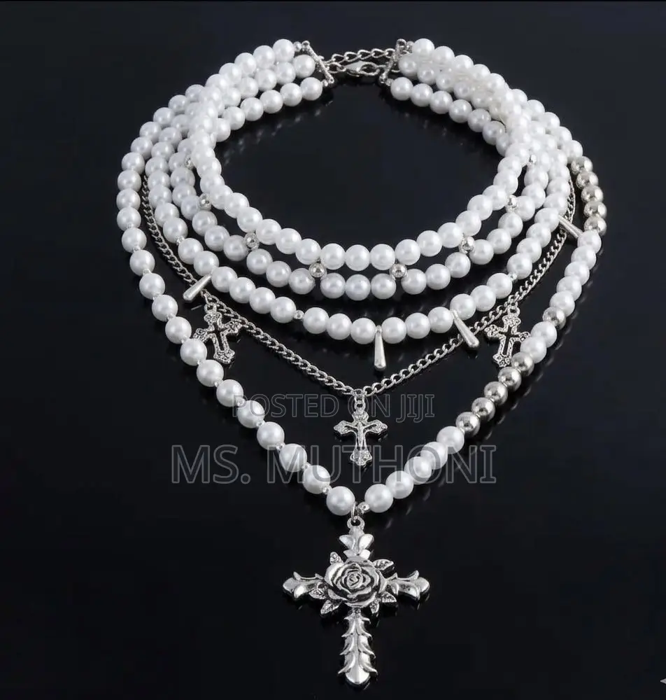 Gothic Royalty Statement Multi-Layer Necklace.