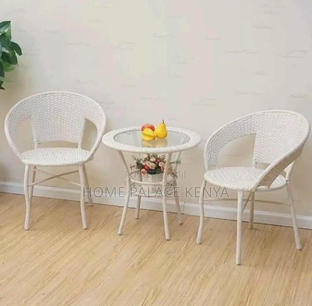 Dining Set; Modern Wicker Rattan Dining Set for Garden and Balcony