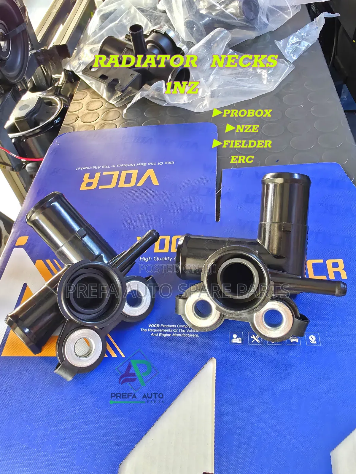 Radiator Necks 1nz Engine Probox