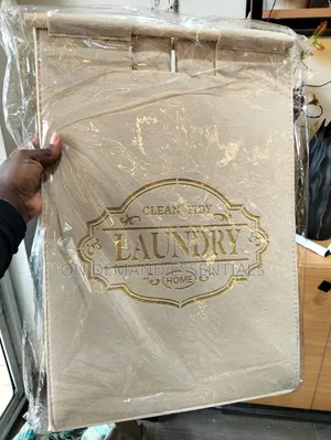 Large Capacity Foldable Laundry Basket With Lid and Handles