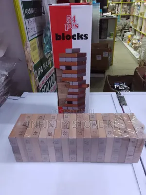 Jenga Blocks 54 PCS Jenga
