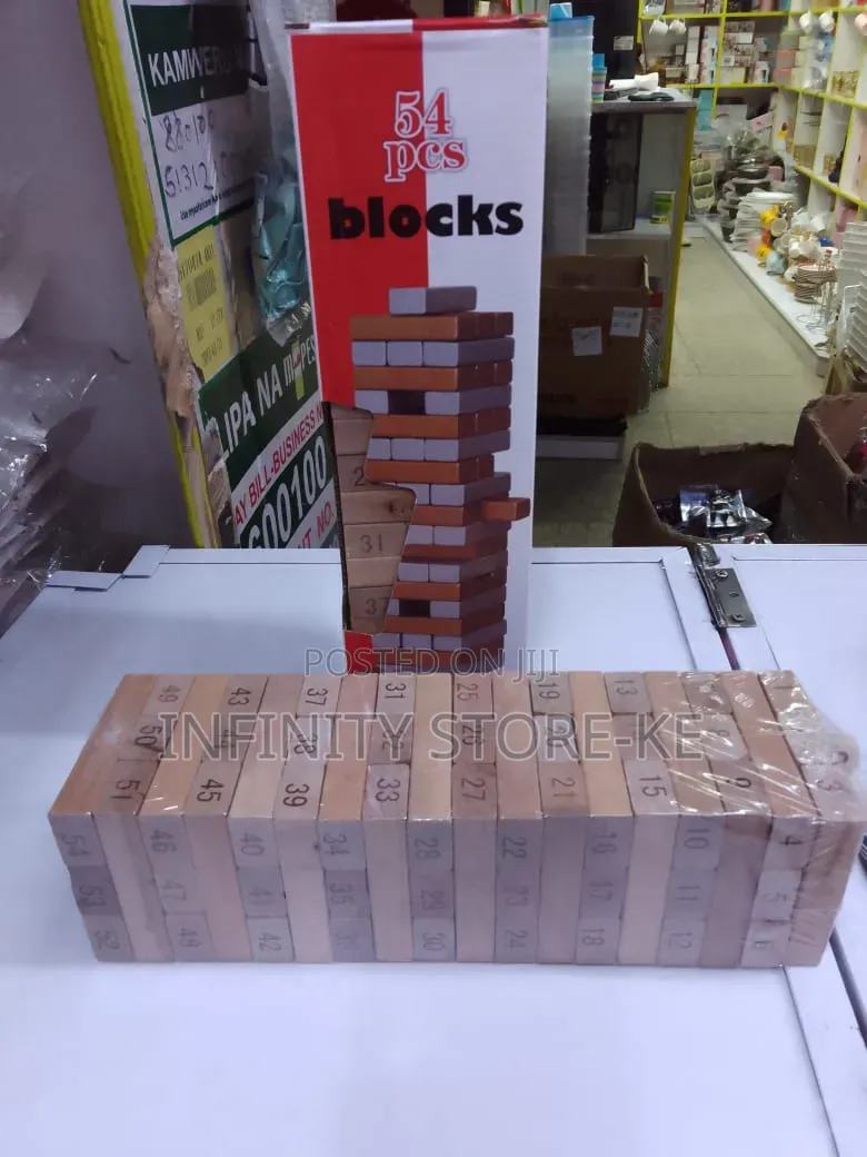 Jenga Blocks 54 PCS Jenga