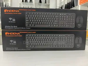 Indena Rechargeable 2.4G + BT Wireless Dual-Mode Keyboard and Mouse.