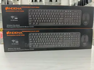 Indena Rechargeable 2.4G + BT Wireless Dual-Mode Keyboard and Mouse.
