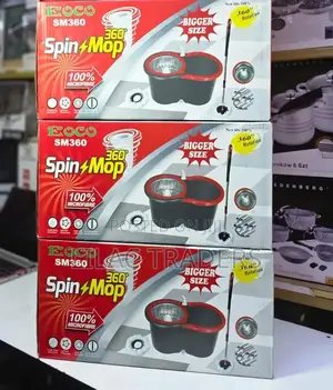 Spin*360° Magic Spin Mop BIGGER SIZE WITH METALLIC INSERT* City