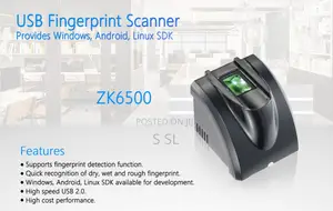 ZK6500 Fingerprint Scanner Kenya | USB Biometric Reader