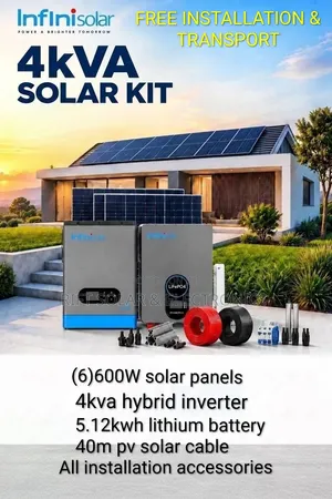 4kva - 5.12kwh Offgrid System - (4)650w Solar Panels Installation