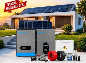 4kva - 5.12kwh Offgrid System - (4)650w Solar Panels Installation