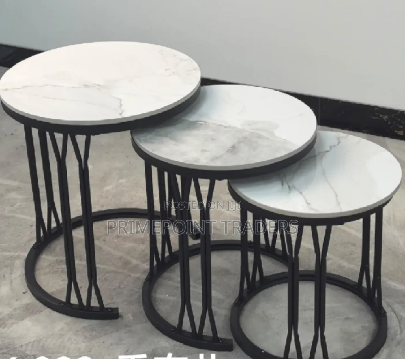 3-in-1 Executive Pure Marble Table – Elegant Stylish
