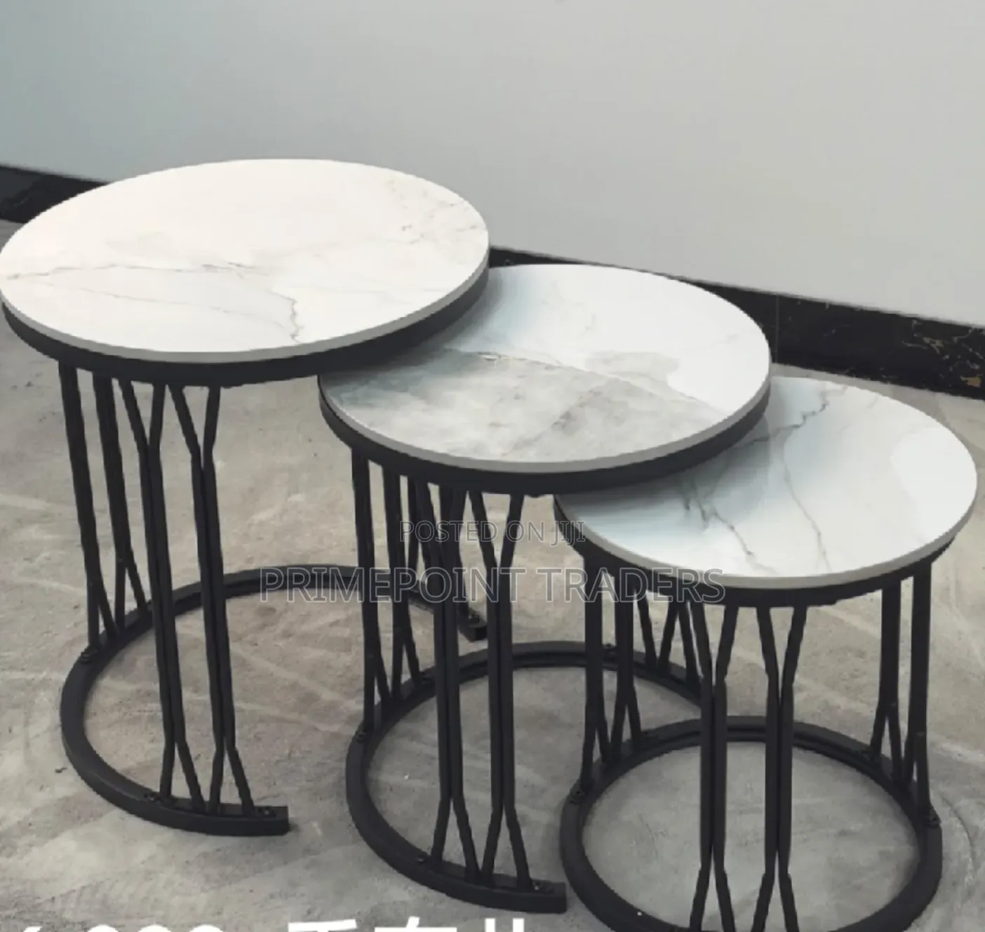 3-in-1 Executive Pure Marble Table – Elegant Stylish