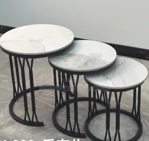 3-in-1 Executive Pure Marble Table – Elegant Stylish